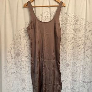 Abercrombie satin slip dress